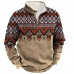 Men's Pullover Aztec Cowboy Mens Hoodie Vintage Graphic Western Hoodies