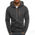 Mens Thick Winter Fleece Hoodie Cardigan Zip Up Hooded Jumper Coat Jacket Sweate