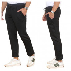 Mens Plain Jogging Bottoms Joggers Open Hem Jog Pants Gym Sports Trouser S - 7XL