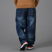 Mens Hip-Hop Jeans Denim Baggy Loose Skateboard Pants Streetwear Trousers Casual
