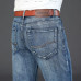 Business Men's Jeans Casual Straight Stretch Classic Blue Black Denim Trousers