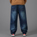 Mens Hip-Hop Jeans Denim Baggy Loose Skateboard Pants Streetwear Trousers Casual