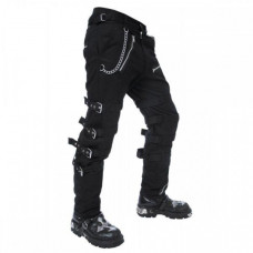 Men Gothic Bondage Pant Morte Pant Alternative Punk Rock Trouser Steampunk