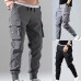 Men Street Tactical Cargo Pants Harajuku Joggers Harem Pants Hip Hop Trousers