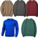 Men's Tee Tops Fitness Shirts Travel Pullover Top Solid Color Blouse Daily Wear