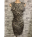 Beautiful Ruch Feature Bodycon Figure Hugging Dress Size 10-18