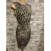 Beautiful Ruch Feature Bodycon Figure Hugging Dress Size 10-18
